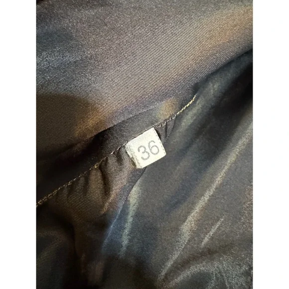 Vintage Jill Sander Leather Blazer‎ – Y2K Minimalist Tailored Jacket, Size Small - Picture 6 of 9